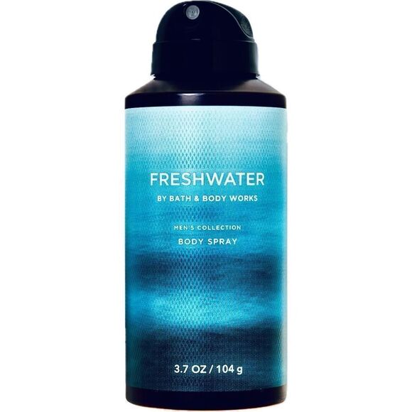 NWT Bath & Body Works Lot of 2 FRESHWATER Men Collection Body Spray Mist Cologne - Picture 2 of 4